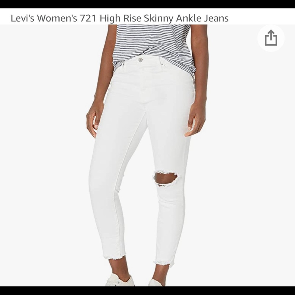 Levi’s 721 High Rise Skinny Jeans